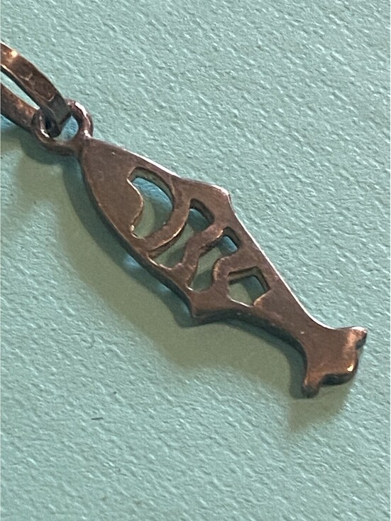 Jewelry - Sterling Silver Jesus Fish Christian Fish Symbol Charm or Pendant